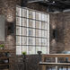 Cylinder Outdoor Wall Cylinder in Black, Standard Lamping